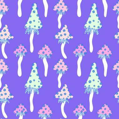 Çizgi filmlerdeki sonbahar hasadı, kafatası desenli, kağıt, kumaş, çarşaf, çocuk baskısı, şenlikli paketleme ve aksesuarlı kusursuz Cadılar Bayramı mantarları. Yüksek kaliteli illüstrasyon