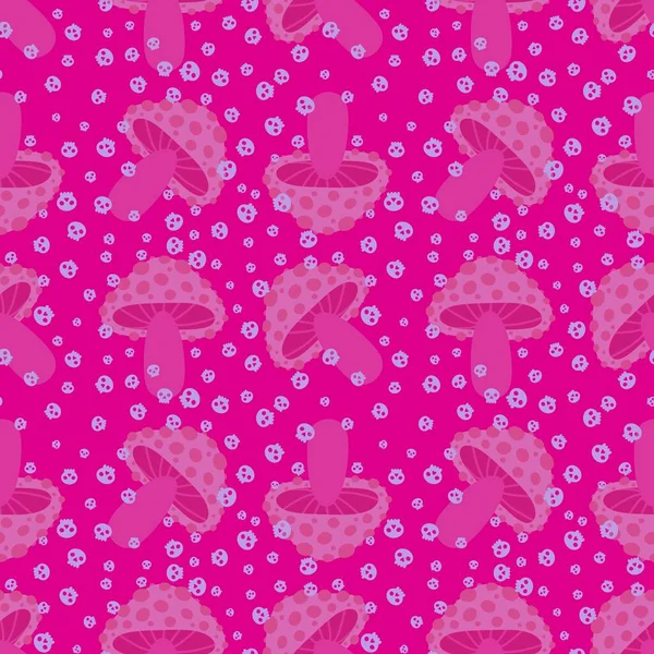 Sonbahar hasadı desensiz mantar deseni ambalaj kağıdı, kumaş ve çocuk giysileri baskısı ve moda tekstil ürünleri ve okul aksesuarları için. Yüksek kaliteli illüstrasyon