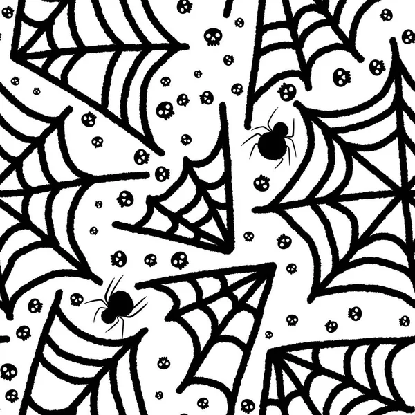 Halloween Web Bezešvé Vzor Pro Balení Papíru Tkanin Oblečení Pro — Stock fotografie