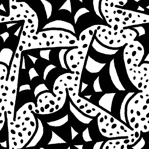 Halloween Web Seamless Pattern Wrapping Paper Fabrics Kids Clothes Print — Stock Photo, Image