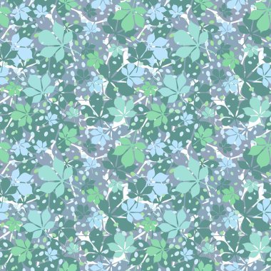 Sonbahar kumaşlar, ambalaj kağıtları, kumaşlar, moda tekstil ürünleri, şenlikli ambalajlar ve aksesuarlar için kusursuz kestane deseni bırakır. Yüksek kaliteli illüstrasyon