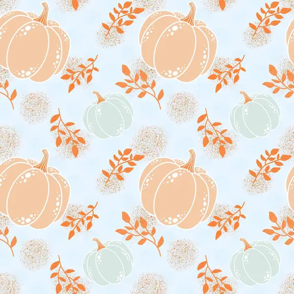 Sonbahar hasadı sebzesiz balkabağı deseni ambalaj kağıdı, kumaş ve çarşaf ve çocuk giysileri baskısı ve festival ambalajı ve restoran aksesuarları. Yüksek kaliteli illüstrasyon