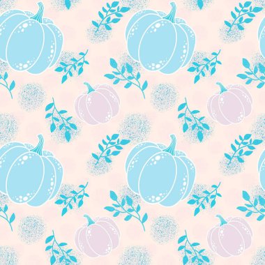 Sonbahar hasadı sebzesiz balkabağı deseni ambalaj kağıdı, kumaş ve çarşaf ve çocuk giysileri baskısı ve festival ambalajı ve restoran aksesuarları. Yüksek kaliteli illüstrasyon