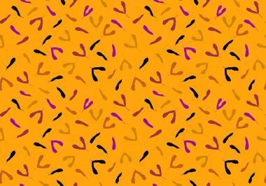 Sonbahar, ambalaj kağıtları, kumaşlar ve çarşaflar için kusursuz akçaağaç desenleri bırakır. Çocukların giysi baskıları, şenlikli aksesuarlar ve hasat paketleri için. Yüksek kaliteli illüstrasyon