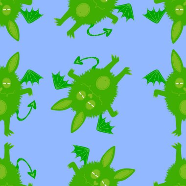 Cadılar Bayramı çizgi filmlerinde yarasa desenleri ambalaj kağıtları ve kumaşlar ve çocuk kıyafetleri baskısı ve şenlik ambalajı ve moda tekstil ve aksesuarları. Yüksek kaliteli illüstrasyon