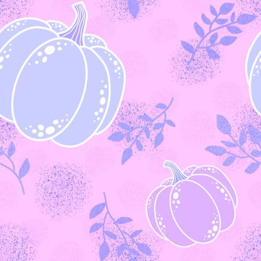 Sonbahar hasadı sebzesiz balkabağı deseni ambalaj kağıdı, kumaş ve çarşaf ve çocuk giysileri baskısı ve festival ambalajı ve restoran aksesuarları. Yüksek kaliteli illüstrasyon