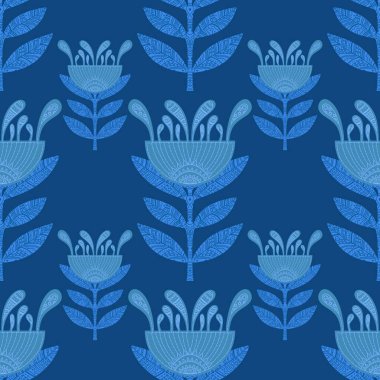 Kağıt, kumaş, çarşaf, moda tekstil ürünleri, bahar aksesuarları ve yaz ambalajları için etnik olmayan Ukrayna çiçek desenli sanat deseni. Yüksek kaliteli illüstrasyon