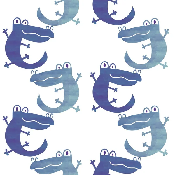 Animals cartoon seamless crocodile lizard dragon pattern for wrapping paper and fabrics and linens and kids clothes print and festive accessories and gift packaging. High quality illustration