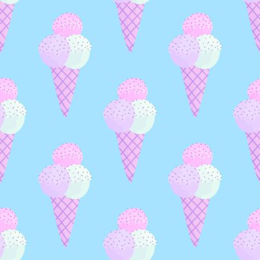 Duvar kağıtları, ambalaj kağıtları, kumaşlar, çocuk giysileri baskıları, şenlikli ambalajlar ve mayo tekstili için yaz çizgi filmlerinin dikişsiz dondurma kalıpları. Yüksek kaliteli illüstrasyon