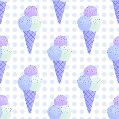 Duvar kağıtları, ambalaj kağıtları, kumaşlar, çocuk giysileri baskıları, şenlikli ambalajlar ve mayo tekstili için yaz çizgi filmlerinin dikişsiz dondurma kalıpları. Yüksek kaliteli illüstrasyon