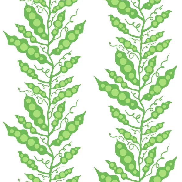 Floral cartoon seamless peas and leaves and branches pattern for wrapping paper and fabrics and linens and kids accessories and fashion textiles and restaurants packaging. High quality illustration