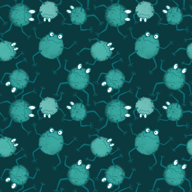 Çizgi filmlerdeki kusursuz kurbağa desenleri ambalaj kağıtları, kumaşlar, çocuk giysileri, tekstil ürünleri, yaz aksesuarları ve şenlikli ambalajlar için. Yüksek kaliteli illüstrasyon