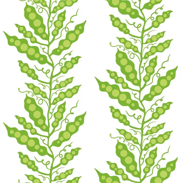 Floral cartoon seamless peas and leaves and branches pattern for wrapping paper and fabrics and linens and kids accessories and fashion textiles and restaurants packaging. High quality illustration