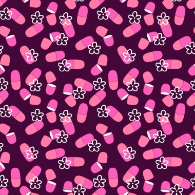 İlaç hapları, ambalaj kağıtları, çarşaflar, kumaşlar, ilaç paketleri ve klinik aksesuarlar için kusursuz doktorlar bakım kalıpları. Yüksek kaliteli illüstrasyon