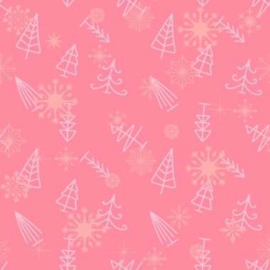 Noel ağacı desenli ambalaj kağıtları, kumaşlar, çarşaflar, çocuk giysileri baskısı, şenlikli ambalajlar ve yeni yıl aksesuarları. Yüksek kaliteli illüstrasyon