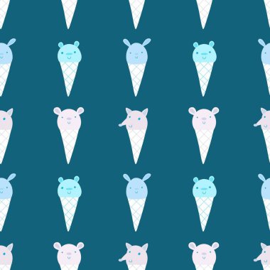 Çizgi filmlerdeki hayvanlar, ambalajsız dondurma kalıpları kumaşlar, çarşaflar, çocuk giysileri baskıları, şenlikli ambalajlar ve yaz aksesuarları. Yüksek kaliteli illüstrasyon