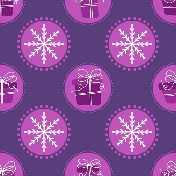 Christmas Snowflakes Seamless Snow Pattern Wrapping Paper Fabrics Kids Clothes Royalty Free Stock Images