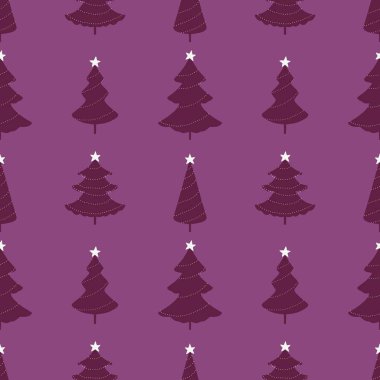 Çizgi filmlerdeki gibi pürüzsüz bir Noel ağacı ve kağıt, kumaş, çarşaf ve çocuk giysileri baskısı ve yeni yıl ambalajı ve şenlikli aksesuarlar için toplar. Yüksek kaliteli illüstrasyon