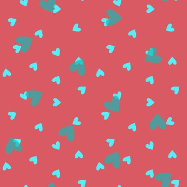 Kartpostallar, kartpostallar, kartpostallar, çarşaflar ve çocuklar için kalpleri olan kusursuz sevgililer günü şablonu. 