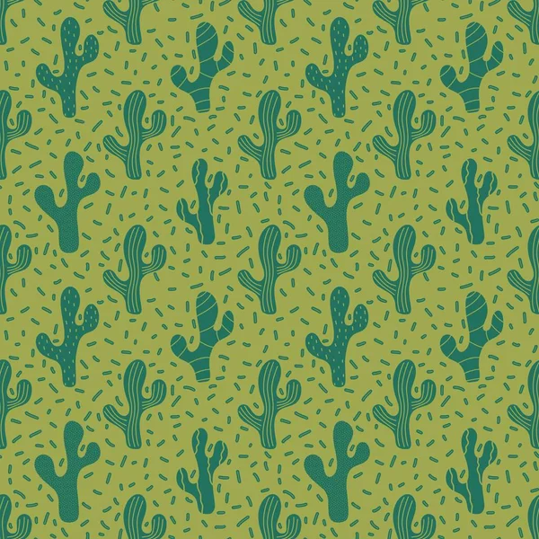 Summer floral seamless cactus pattern for fabrics and linens and wrapping paper and festive packaging and swimsuit textiles and beach accessories. High quality illustration