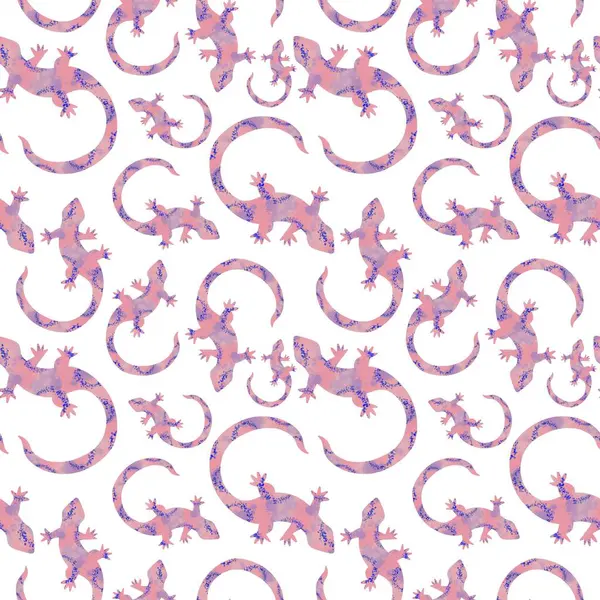 Summer cartoon animals seamless lizard pattern for wrapping paper and fabrics and linens and kids clothes print and festive packaging and accessories and beach clothes. High quality illustration