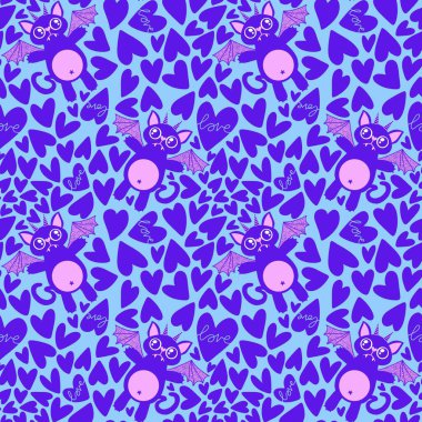 Kanat desenli ambalaj kağıtları, kumaşlar, çarşaflar, çocuk giysileri baskısı, şenlikli ambalajlar ve şubat ambalajları olan canavarları severim. Yüksek kaliteli illüstrasyon