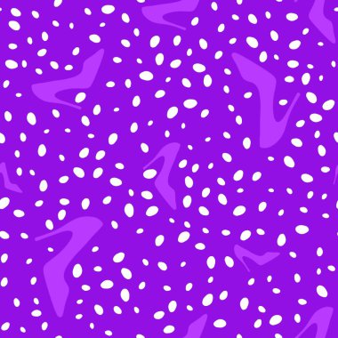 Siluet karalama giysileri, kumaşlar, çarşaflar, ambalaj kağıtları, dükkanlar ve bahar aksesuarları için kusursuz kadın ayakkabıları. Yüksek kaliteli illüstrasyon