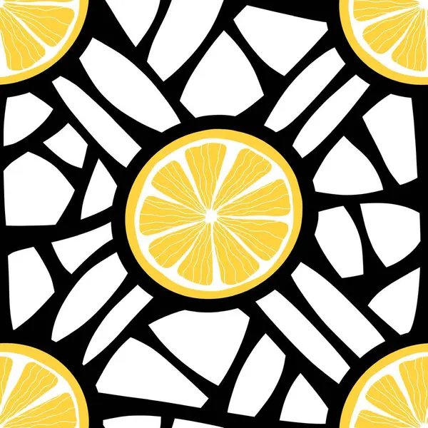 Summer fruit seamless lemon pattern for wrapping paper and fabrics and linens and kids clothes print and festive packaging and party accessories. High quality illustration