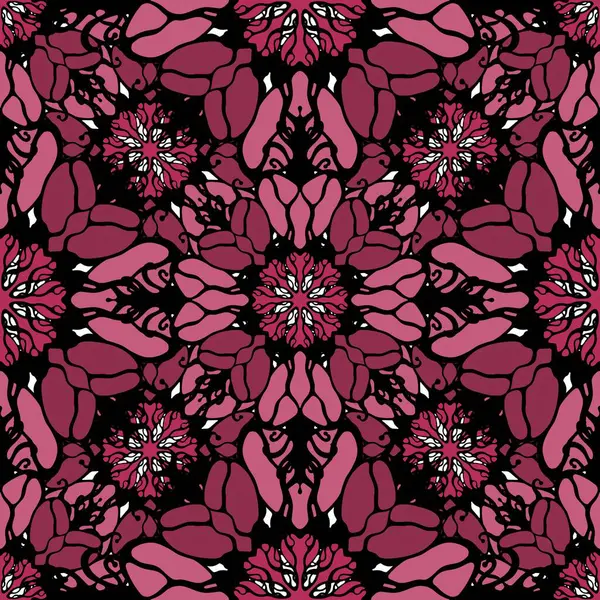Summer floral print seamless mandala flower pattern for fabrics and linens and wrapping paper and kids clothes textiles and spring accessories. High quality illustration