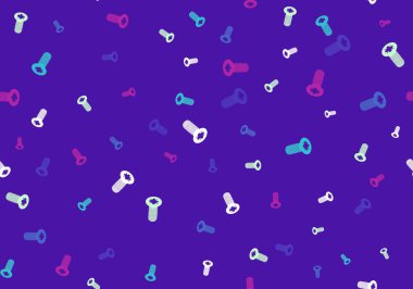 Duvar kağıdı, kumaş, çarşaf, giysi baskısı, ambalaj kağıdı ve el yapımı aksesuarlar için donanımsız cıvata deseni. Yüksek kaliteli illüstrasyon