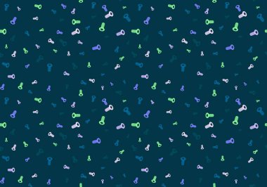 Duvar kağıdı, kumaş, çarşaf, giysi baskısı, ambalaj kağıdı ve el yapımı aksesuarlar için donanımsız cıvata deseni. Yüksek kaliteli illüstrasyon