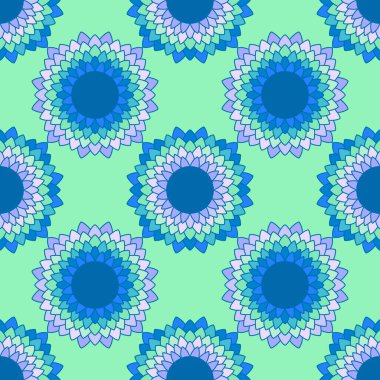 Kumaşlar, çarşaflar, ambalaj kağıtları ve çocuk giysileri tekstil ve bahar aksesuarları için çiçek deseni. Yüksek kaliteli illüstrasyon