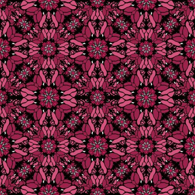 Kumaşlar, çarşaflar, ambalaj kağıtları ve çocuk giysileri tekstil ve bahar aksesuarları için çiçek deseni. Yüksek kaliteli illüstrasyon