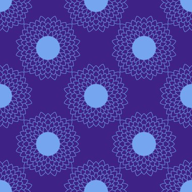 Kumaşlar, çarşaflar, ambalaj kağıtları ve çocuk giysileri tekstil ve bahar aksesuarları için çiçek deseni. Yüksek kaliteli illüstrasyon