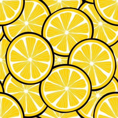 Kağıt, kumaş, çarşaf, çocuk giysisi baskısı, şenlik ambalajı ve parti aksesuarları için yaz meyvesiz limon deseni. Yüksek kaliteli illüstrasyon