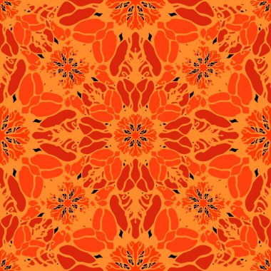 Kumaşlar, çarşaflar, ambalaj kağıtları ve çocuk giysileri tekstil ve bahar aksesuarları için çiçek deseni. Yüksek kaliteli illüstrasyon