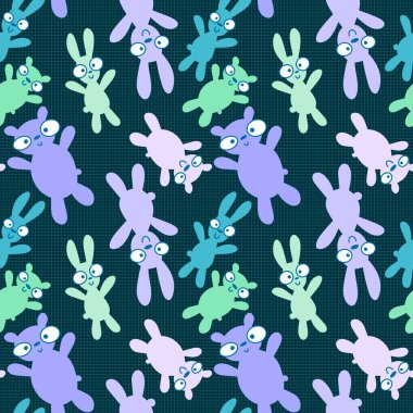 Çizgi filmlerdeki hayvanlar kağıtları, kumaşları, çarşafları, çocuk giysilerini, yaz aksesuarlarını ve doğum günü paketlerini paketlemek için kusursuz ayılar ve tavşan desenleri çizerler. Yüksek kaliteli illüstrasyon