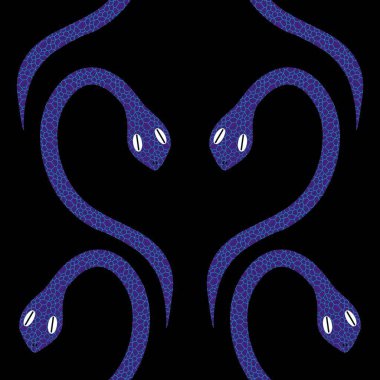 Noel çizgi filmlerindeki kusursuz yılan desenleri. Yeni yıl ambalaj kağıtları, kumaşlar, çarşaflar, çocuk giysileri baskıları ve şenlikli ambalajlar için. Yüksek kaliteli illüstrasyon