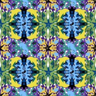 Çizgi film hayvanları, deniz yıldızları, kaplumbağalar, kabuklar, yengeçler, ahtapot desenleri kumaşlar, ambalaj kağıtları, yaz baskıları, moda tekstilleri ve çocuklar. Yüksek kaliteli illüstrasyon