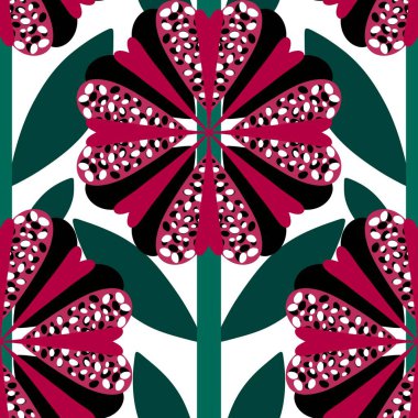 Karikatür yaz eskimiş çiçek desenleri ambalaj kağıtları, kumaşlar, çarşaflar, bahar ambalajları çocuk giysileri baskıları ve şenlikli aksesuarlar için. Yüksek kalite fotoğraf