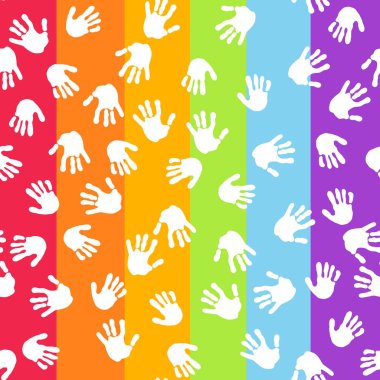 Kumaşlar, çarşaflar, ambalaj kağıtları ve yaz partisi aksesuarları için soyut çizimsiz lgbtq gökkuşağı deseni. Yüksek kaliteli illüstrasyon