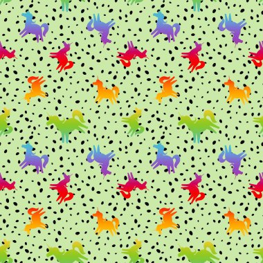 Gökkuşağı lgbt gururlu hayvanlar tek boynuzlu atlar kumaşlar ve çarşaflar için kusursuz at desenleri ve ambalaj kağıdı ve parti aksesuarları ve yaz tekstil ürünleri. Yüksek kaliteli illüstrasyon