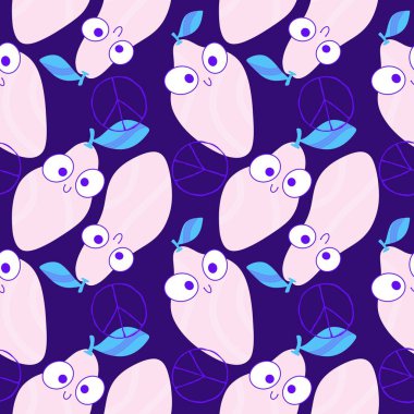 Kağıt, kumaş, çarşaf, çocuk giysisi baskısı, şenlik ambalajı ve parti aksesuarları için yaz meyvesiz limon deseni. Yüksek kaliteli illüstrasyon