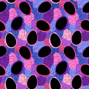 Duvar kağıtları, kumaşlar, tekstil ve ambalajlar, hediyeler ve kartlar için yumurtaları olan paskalya pürüzsüz deseni. 