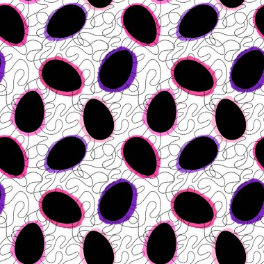 Duvar kağıtları, kumaşlar, tekstil ve ambalajlar, hediyeler ve kartlar için yumurtaları olan paskalya pürüzsüz deseni. 