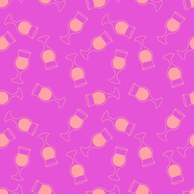 Karikatür yaz baskılı kokteyller ve ambalaj kağıdı, kumaş, çarşaf, giysi tekstil ve parti aksesuarları için buz deseni. Yüksek kaliteli illüstrasyon