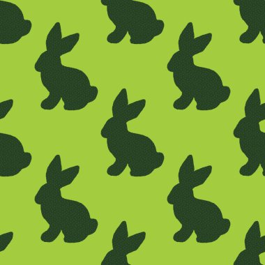 Karikatür Paskalya tavşanı desenli kumaşlar, kumaşlar, çarşaflar, çocuk kıyafetleri, bahar baskısı, parti aksesuarları ve mutfak tekstili. Yüksek kaliteli illüstrasyon