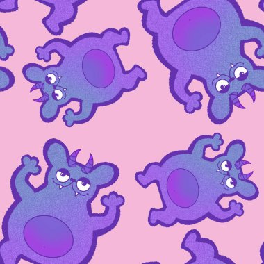 Cadılar Bayramı çizgi filmlerindeki kusursuz ayı desenleri ambalaj kağıtları ve kumaşlar ve çocuk kıyafetleri baskısı ve şenlik ambalajı ve moda tekstil ve aksesuarları için. Yüksek kaliteli illüstrasyon