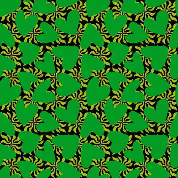 Sevgililer Günü 'nde kağıt, kumaş, çarşaf, çocuk giysisi baskısı, kutlama ambalajı ve parti aksesuarları için kusursuz bir desen. Yüksek kaliteli illüstrasyon