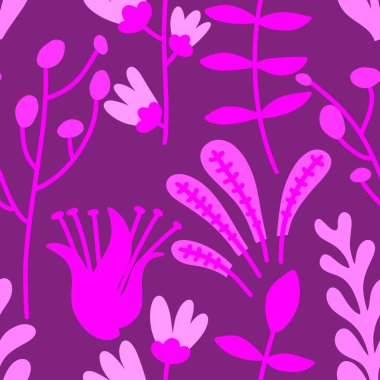 Kağıt, kumaş, çarşaf, çocuk kıyafetleri, parti aksesuarları ve moda tekstili için kusursuz çiçek deseni. Yüksek kaliteli illüstrasyon